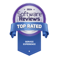 Software review badge service experience