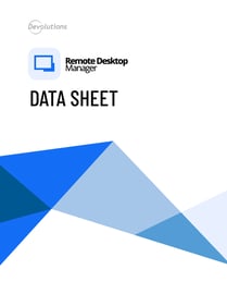 Devolutions - RDM  Data Sheet