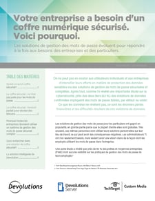 Votre entreprise a besoin d'un coffre numérique sécurisé. Voici pourquoi.