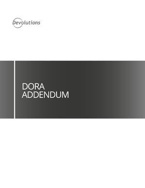 DORA addendum