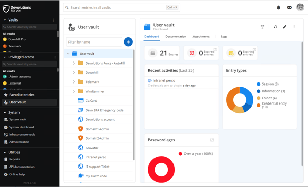 user vault image