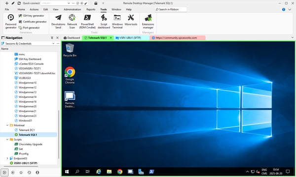Lancement automatique des connexions