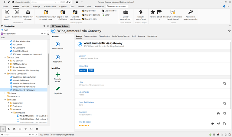 Gérez facilement toutes vos connexions à distance