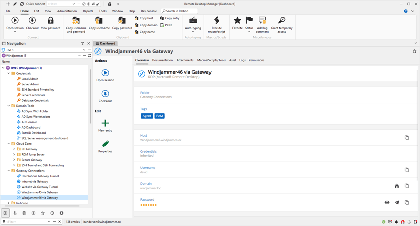 Easily manage all your remote connections