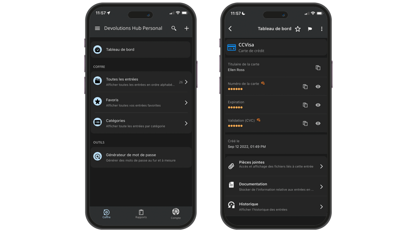 Gérez vos mots de passe personnels et données sensibles depuis votre iPhone ou votre iPad