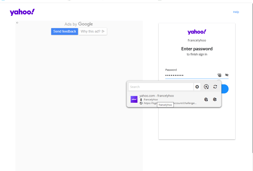 Auto-connect to all your favorite websites and securily inject passwords from your personal vault