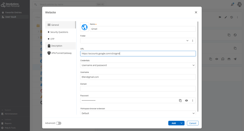 Edit all your entries easily
