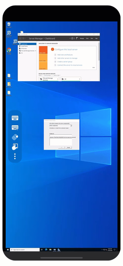 Ajout d'une barre d'outils minimaliste