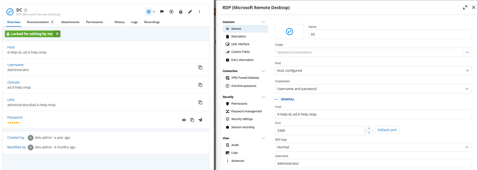 Automatically checking out an entry on edit
