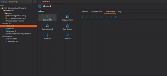 Connecting to assets without showing any passwords and making use of the tabbed interface with rdm linux
