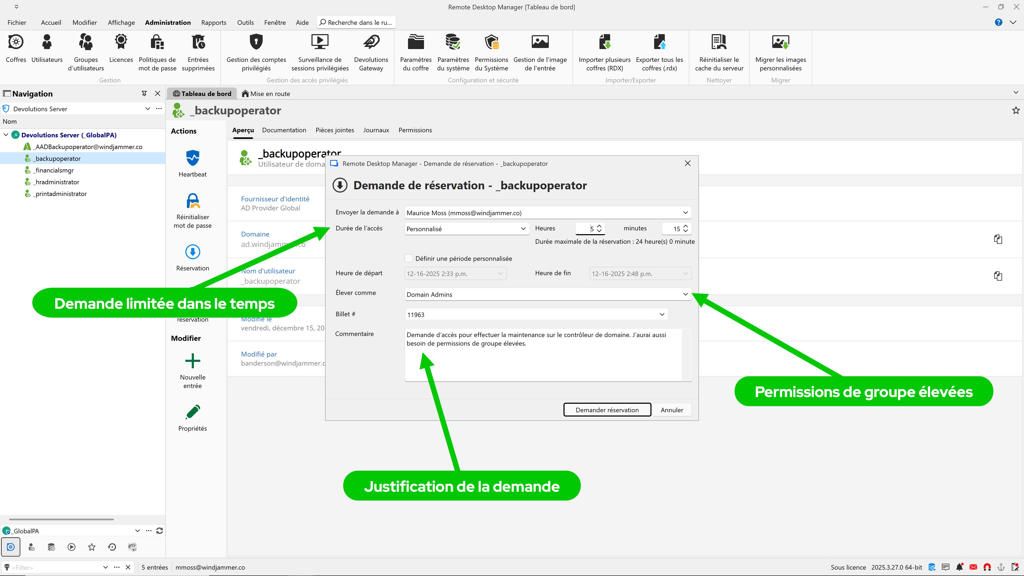 Élévation juste à temps