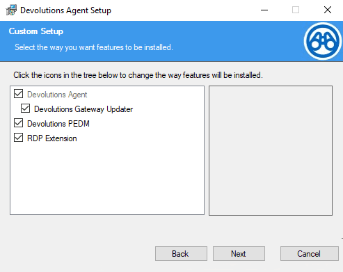 Installation of Devolutions Agent