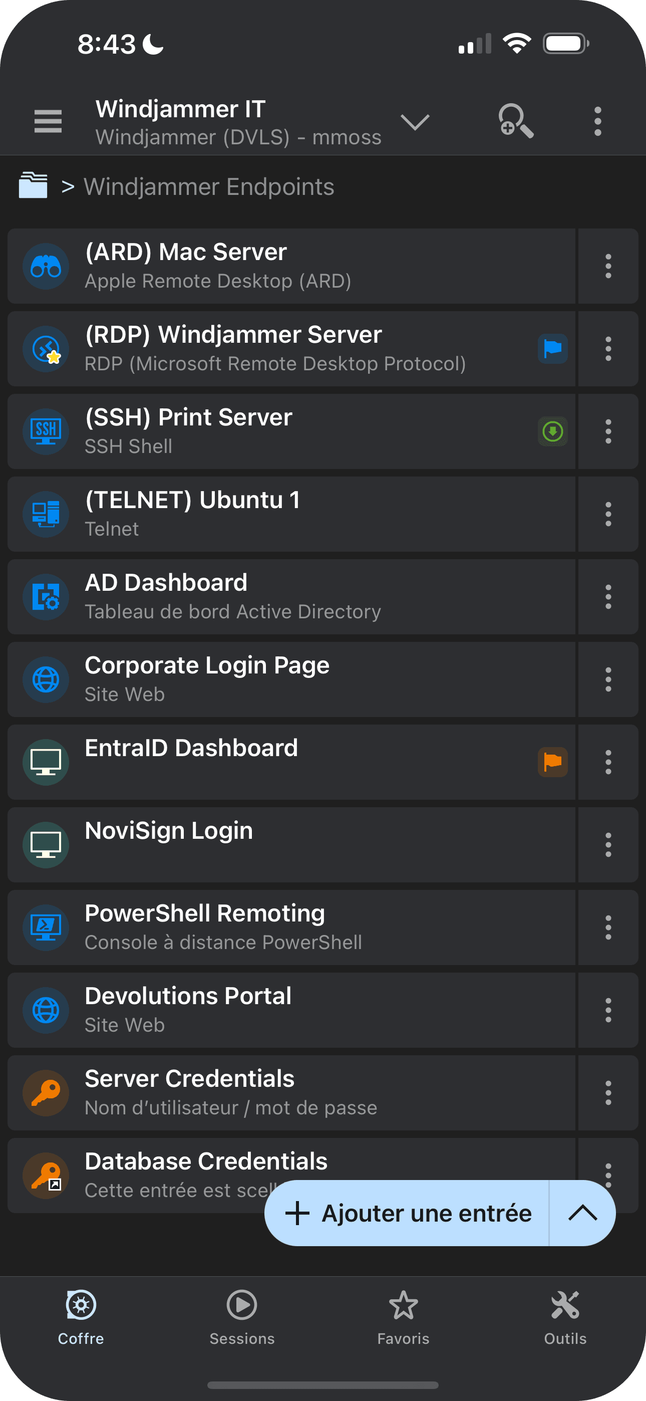 Nouveaux indicateurs de statut des entrées