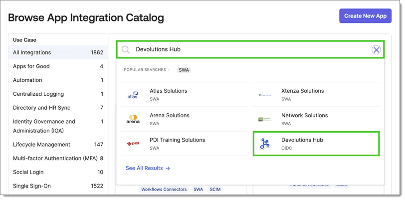 Select Devolutions Hub