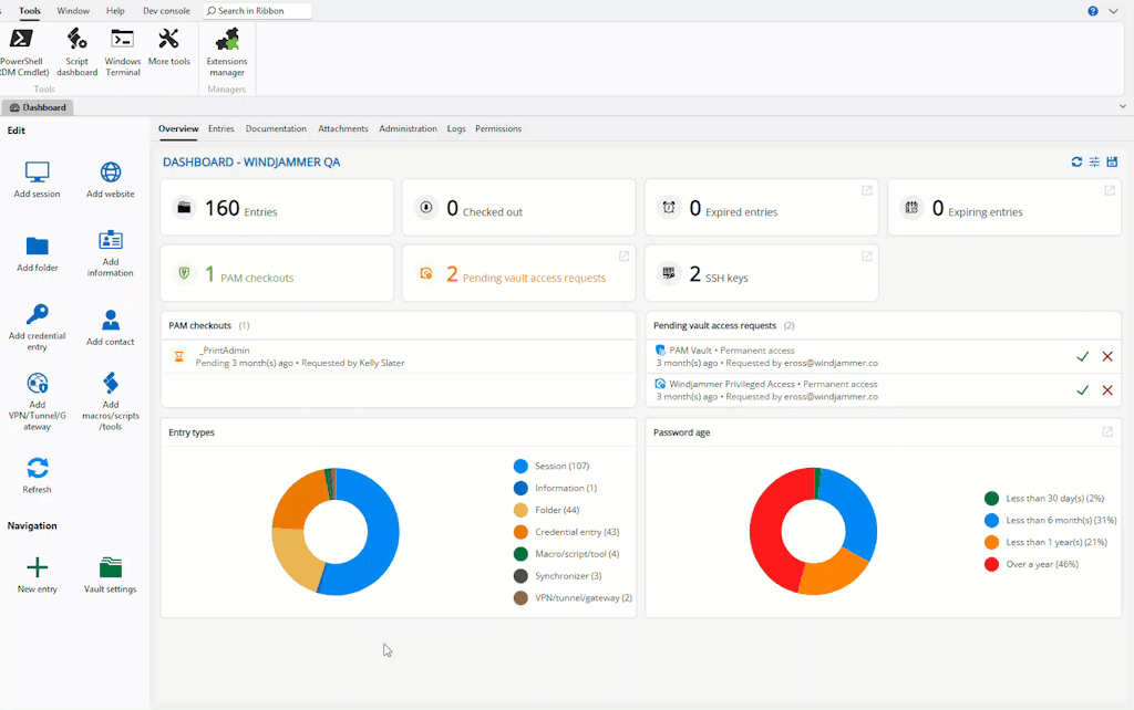 Updating software with the WinGet dashboard