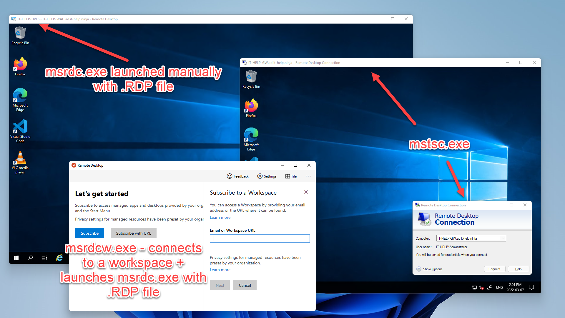 !!Msrdc now supported remote desktop manager devolutions rdp