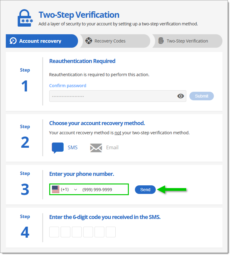 SMS method