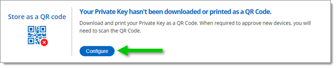 Configure the QR Code Method