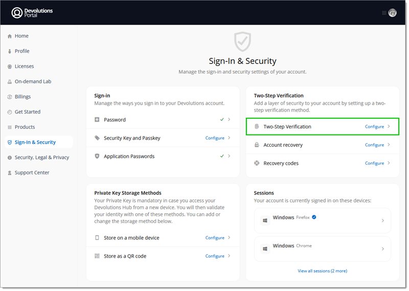Configure multifactor authentication