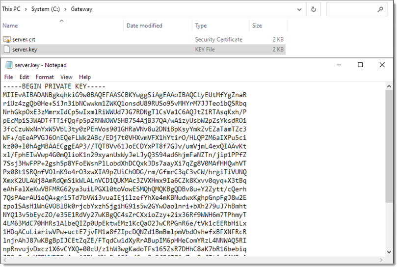 Server.key file