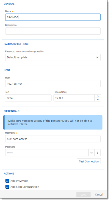 Local SSH user provider