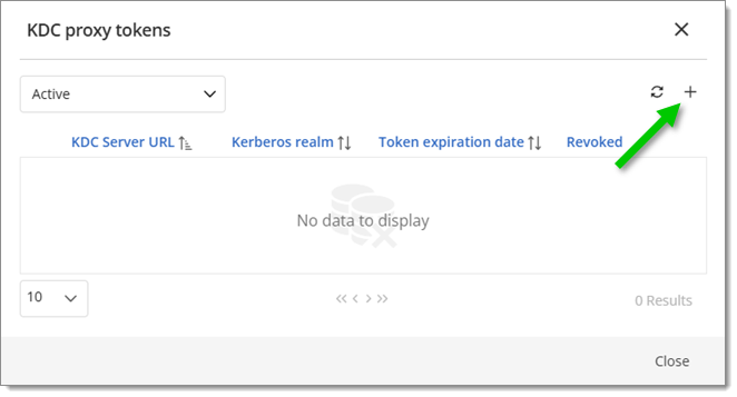 Add a new KDC proxy long-lived token