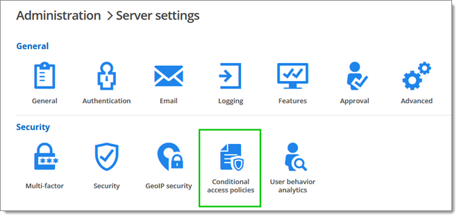 Security – Conditional Access Policies