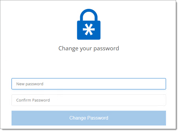 Change your password prompt