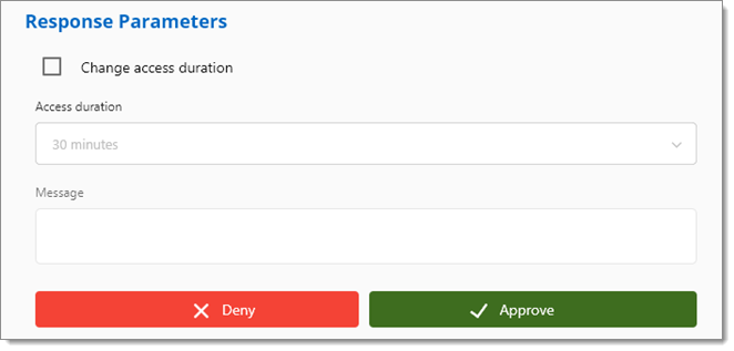 Response Parameters