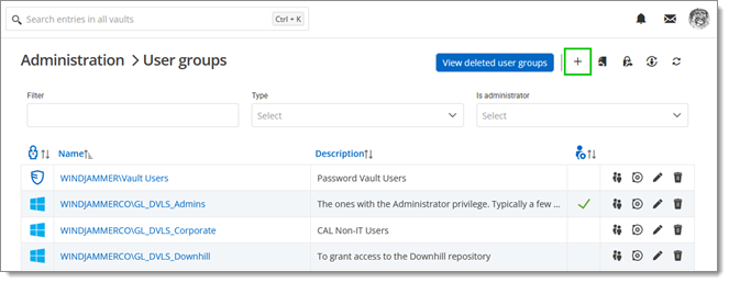 Create a User Group
