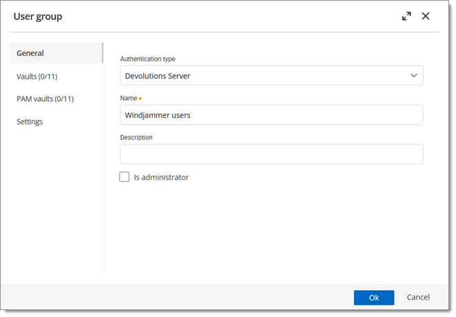 Configure a User Group