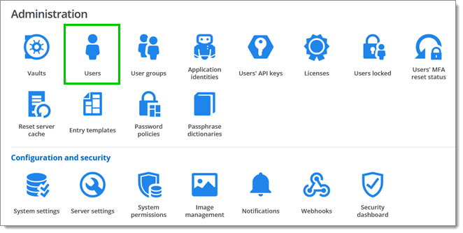 Administration - Users