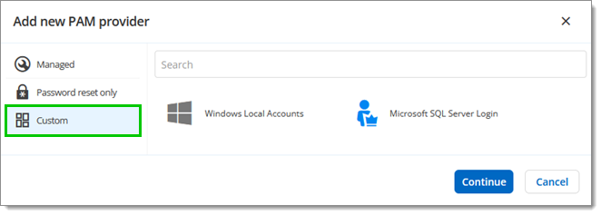 Custom PAM provider