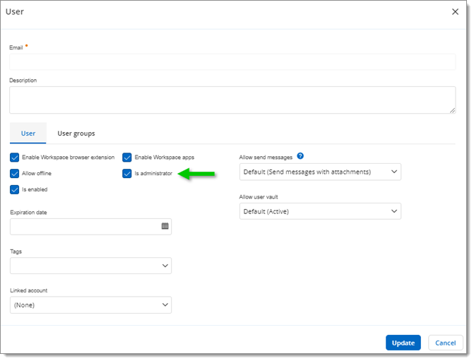 Administrator rights