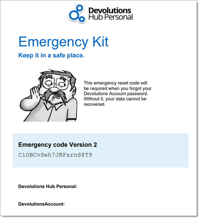 Emergency Kit file