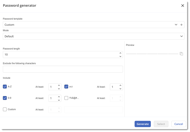 Password generator