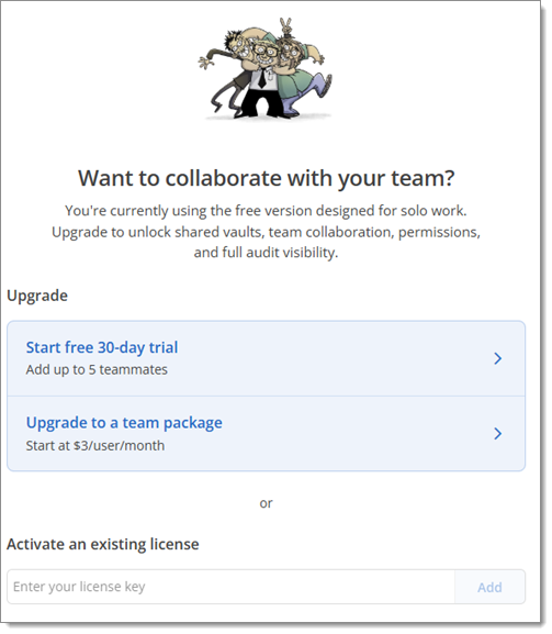 No active license window