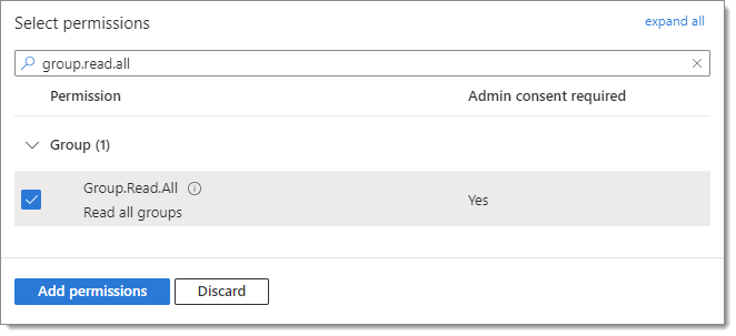 Group.Read.All permission