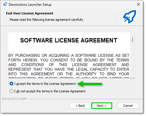 End-user license agreement