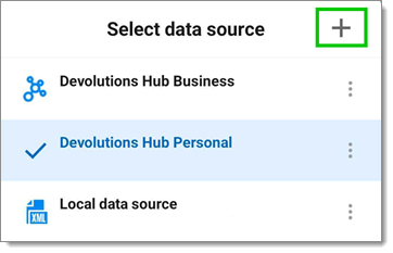 Create a new data source