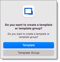 Template or Template Group