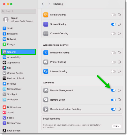 Restart the Remote management service