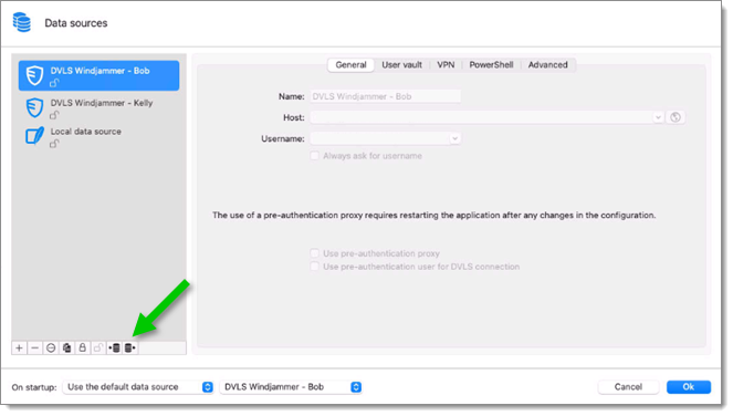 Data sources – Import and export