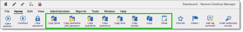 Home – Copy options