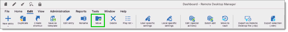 Move to Another Group/Folder