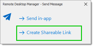 Create Shareable Link