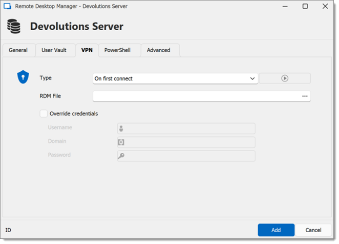Devolutions Server – VPN