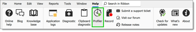 Remote Desktop Manager's built-in profiler