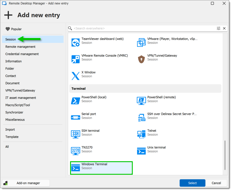 Creating a new Windows Terminal entry