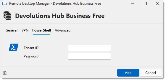 PowerShell tab